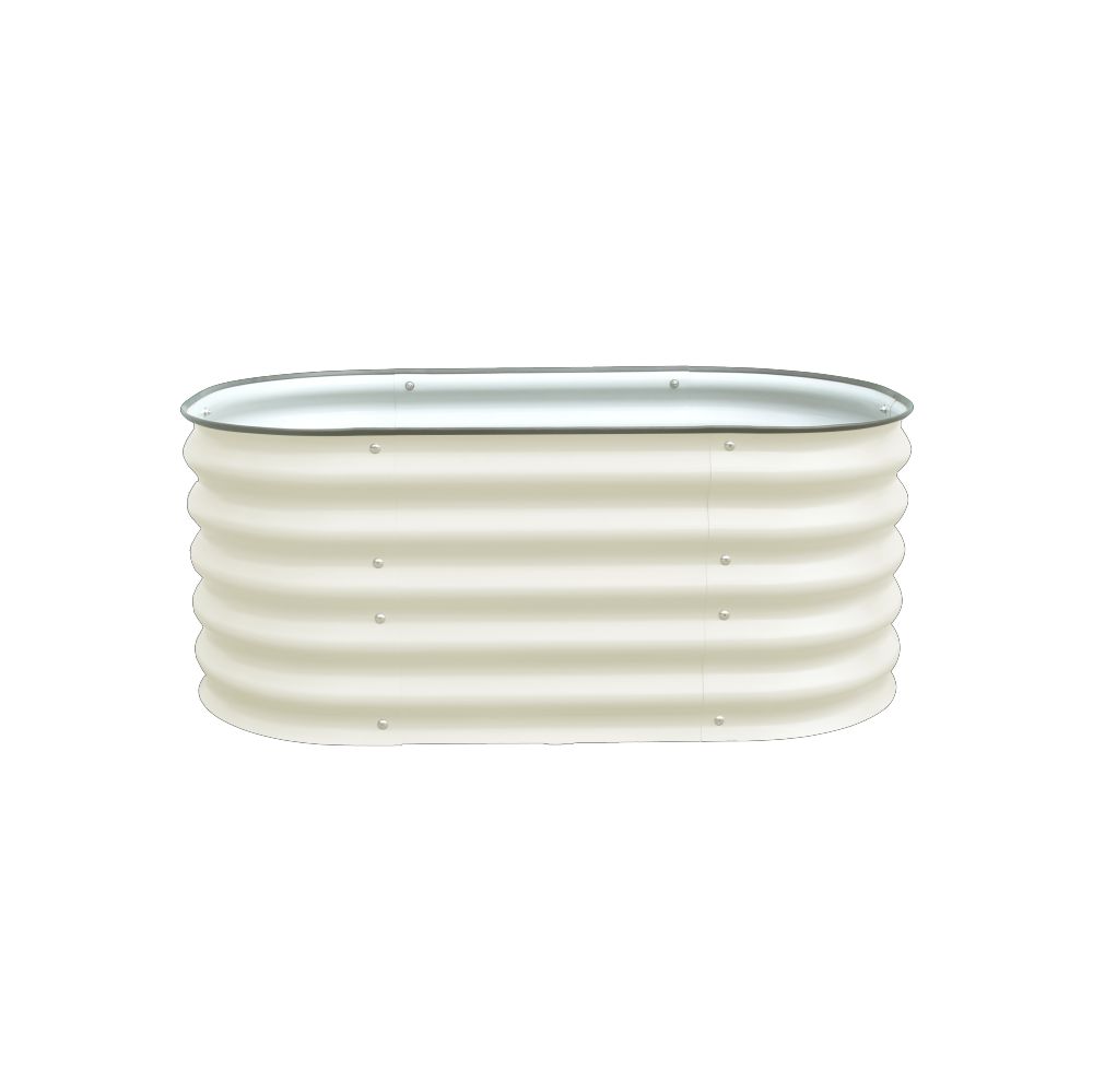 Raised Garden Bed 2N1-17 / Dimension: 106X60X43 CM / Colour – Off White - Image 2