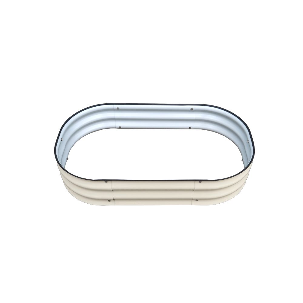 Raised Garden Bed 2N1-8 / Dimension:105X60X20 CM / 126 Ltr / Colour – Off White - Image 2