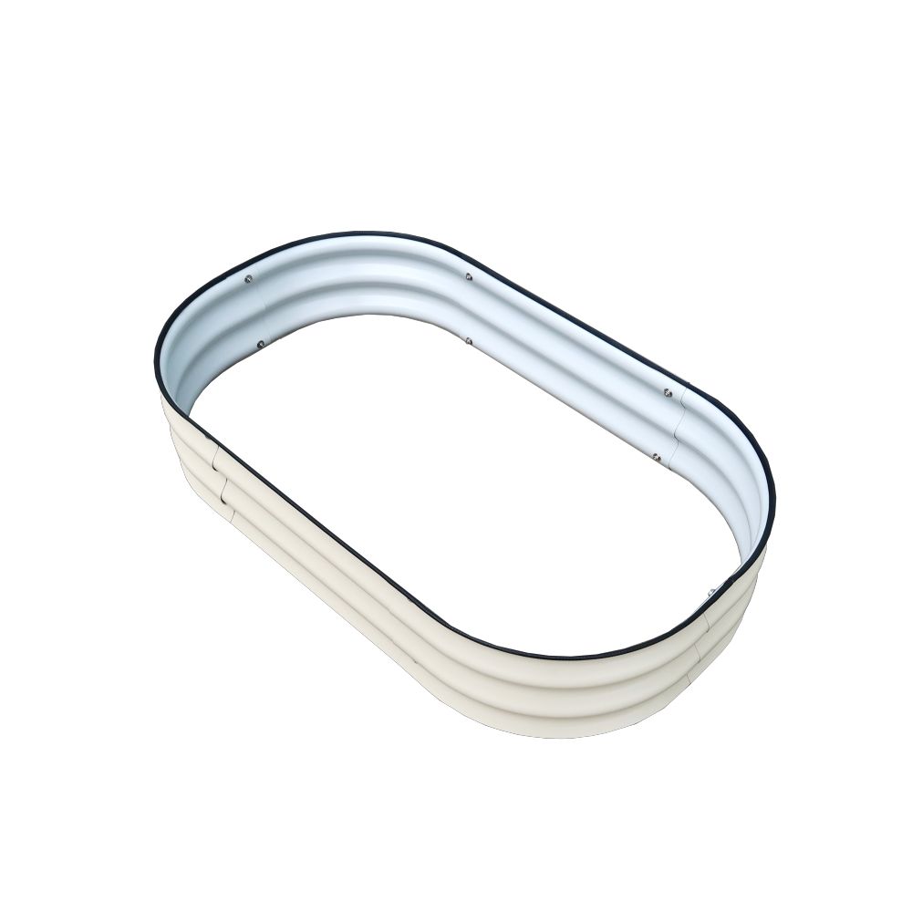 Raised Garden Bed 2N1-8 / Dimension:105X60X20 CM / 126 Ltr / Colour – Off White - Image 3