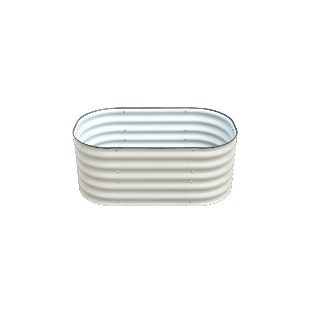 Raised Garden Bed 2N1-17 / Dimension: 106X60X43 CM / Colour – Off White - Image 3