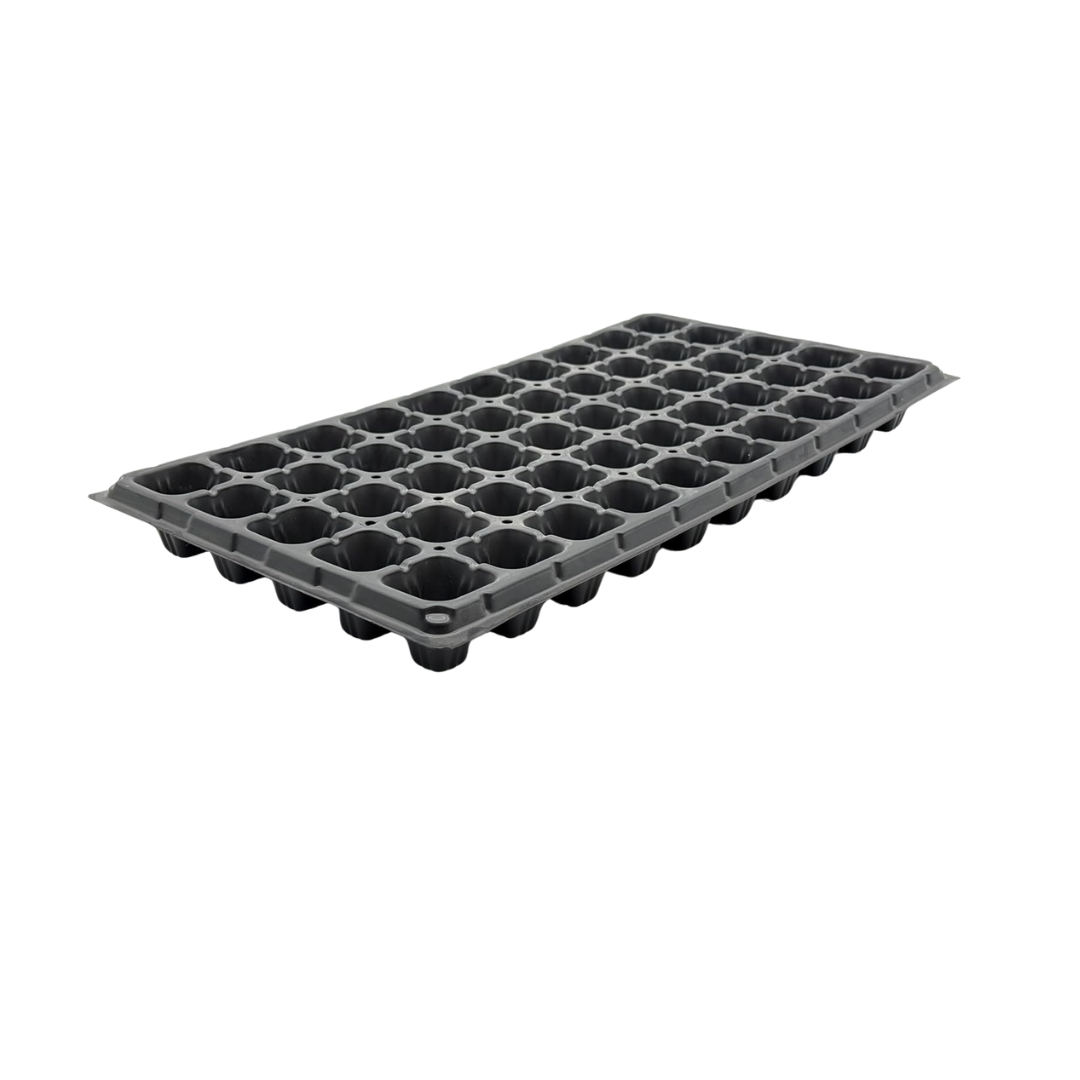 Seed Tray with 50 Holes, Durable Plastic Plant Starter Tray for Seed Germination and Planting, 54x28x4 CM, Reusable Germination Tray for Seedlings, Gardening, Hydroponics