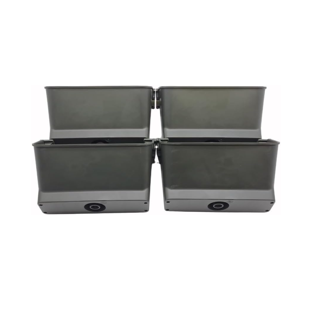 Self-Watering Wall Hanging UV Stabilized Modular Pot – Pack of 20, 240mm x 140mm x 140mm, Includes 2 Connectors & 2 Non-Woven Felt Grow Bags, Vertical Gardening Planters