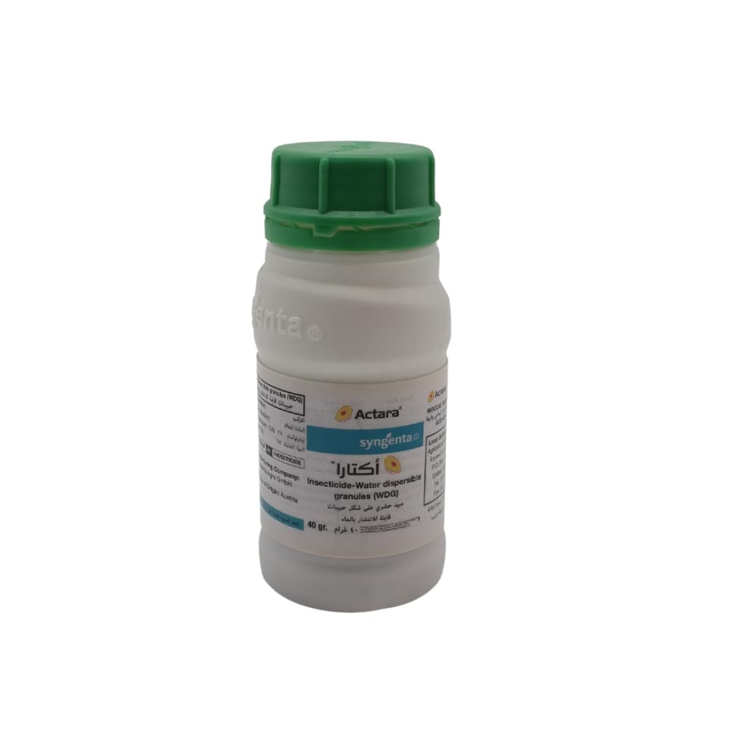 ACTARA Systemic Insecticide WDG – 40g | Thiamethoxam 25% | Controls Mealy Bugs, Aphids, Leaf Miners, Leafhoppers & Potato Beetles | Soil & Foliar Use | Syngenta | UAE MOCCAE Registered | Made in Austria