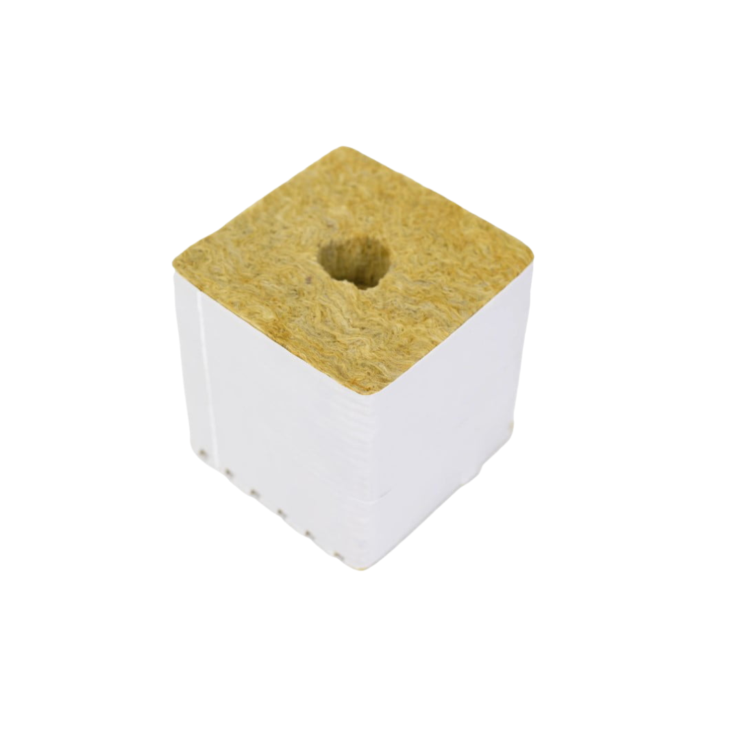 Wrapped Agricultural Rockwool Cubes,100mm x 100mm x 70mm, Pack of 5, Seed Starter & Grow Cubes for Hydroponics, Soilless Cultivation & Plant Propagation