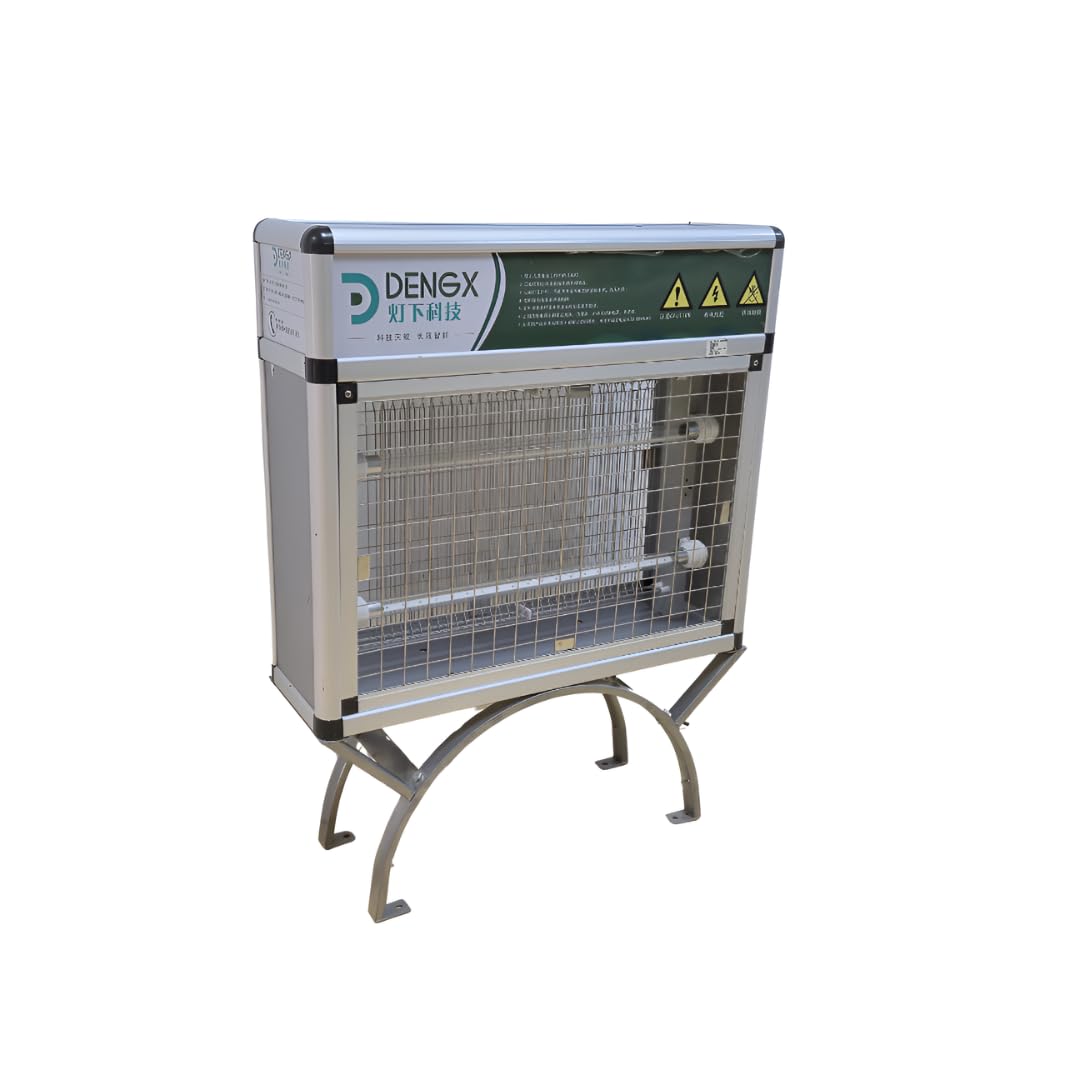 Electrical Insect Trap, 35W, 2500-3500V High-Voltage Bug Zapper with Auto On/Off Light Sensor, 2x16W LED UV Lights, SS 304 Net, 34cm Height, Indoor/Outdoor Pest Control